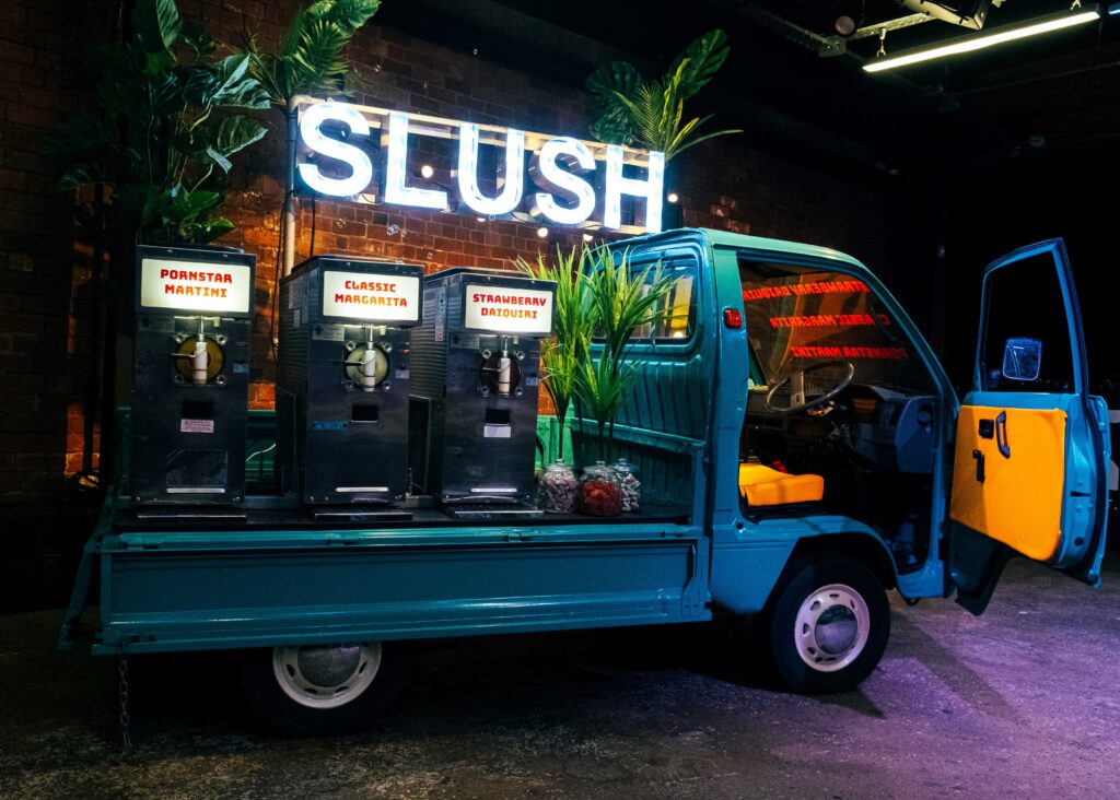 Slushie Rascal. Frozen Cocktails. Wedding Catering. Event Catering.