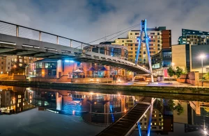 Leeds at night