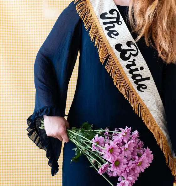Oh Squirrel 'The Bride' sash. Great gift ideas for hens party