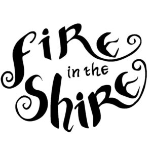 Fire in the shire logo, Vegan Pizza Catering
