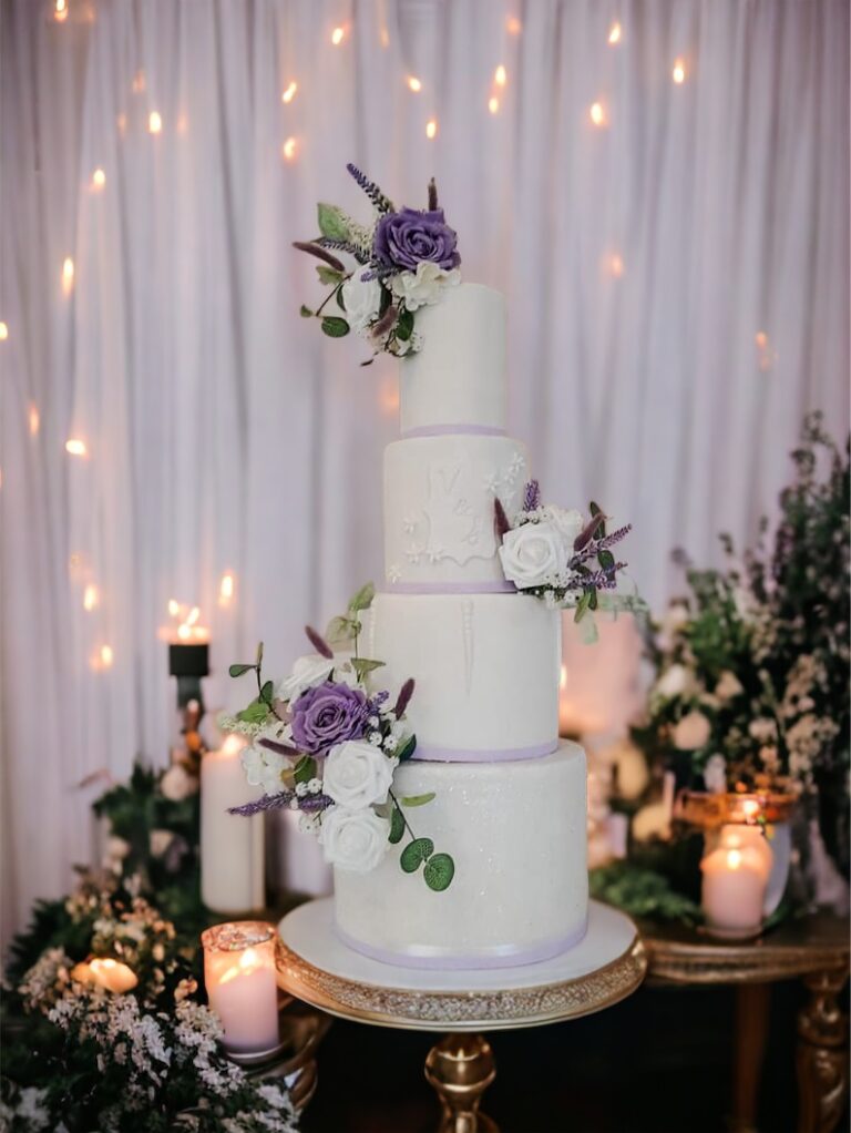 Contemporary Wedding Cake, Sprinkles Cakery