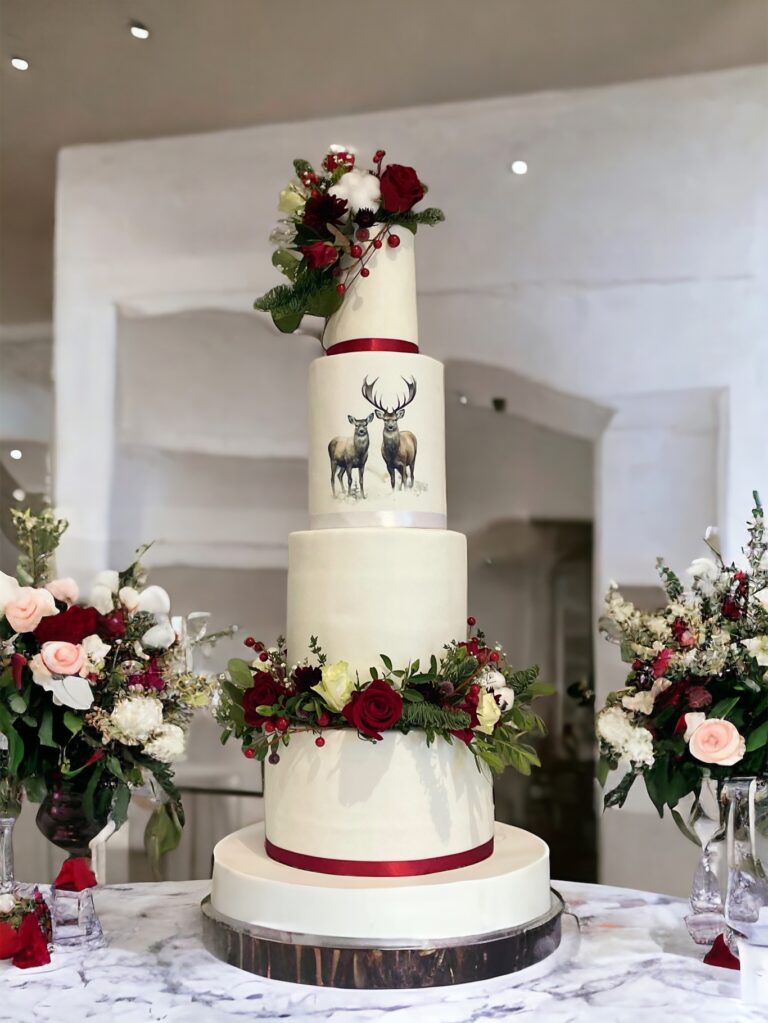 Contemporary Wedding Cake, Sprinkles Cakery