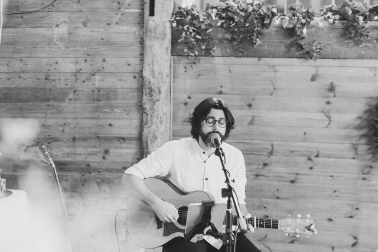 Thomas J Wilman acoustic - The Indie Folk Wedding Singer performing at wedding