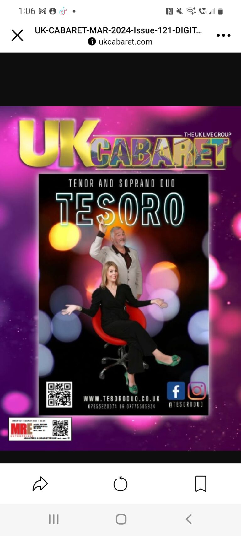 TESORO. Musical Theatre Duo