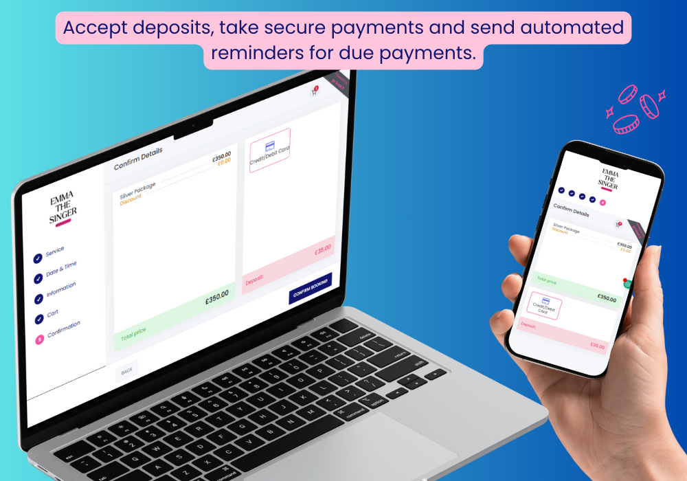 Secure Payments and deposits