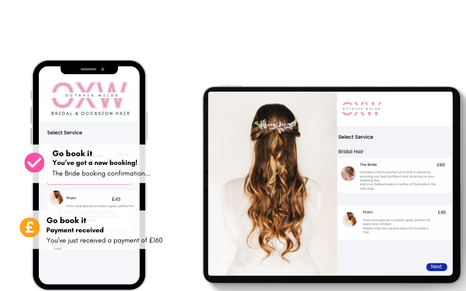 Instant Bookings for Bridal hair stylists